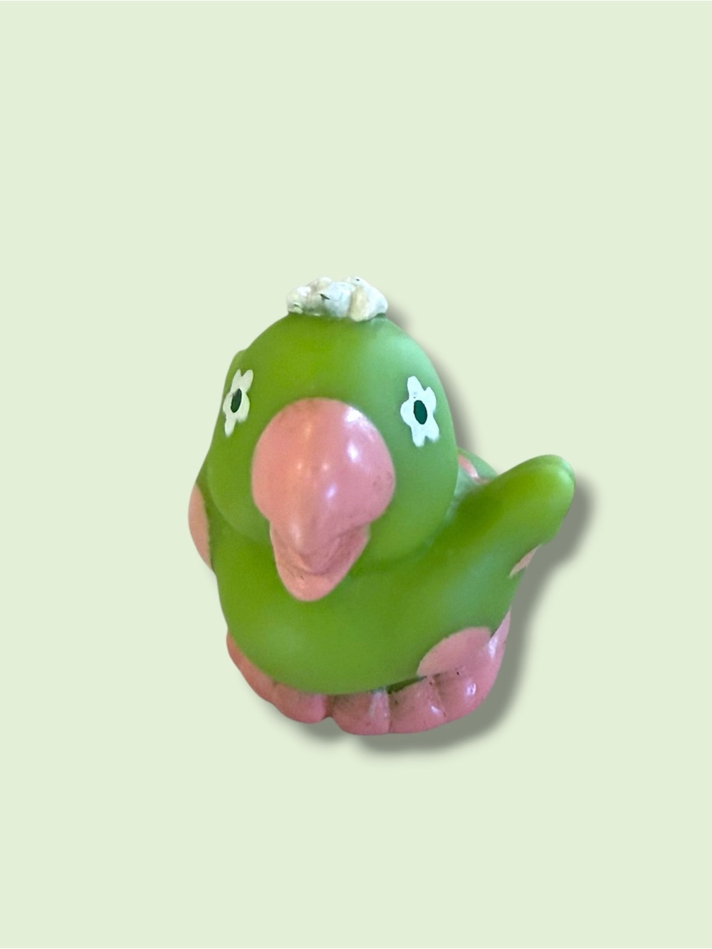 1980s Strawberry Shortcake Lime Chiffon Pet Parfait Parrot
